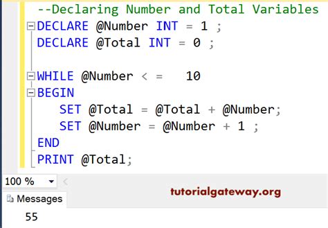 sql server while loop|while loop in sqlserver.